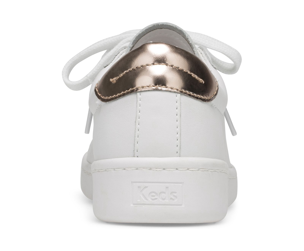 Keds Sneaker Damen Weiß - Ace Leder - BPS-095813